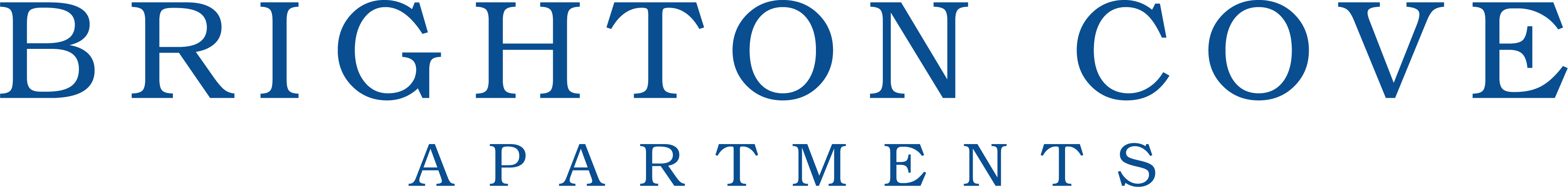 Brighton Cove Apartments logo.